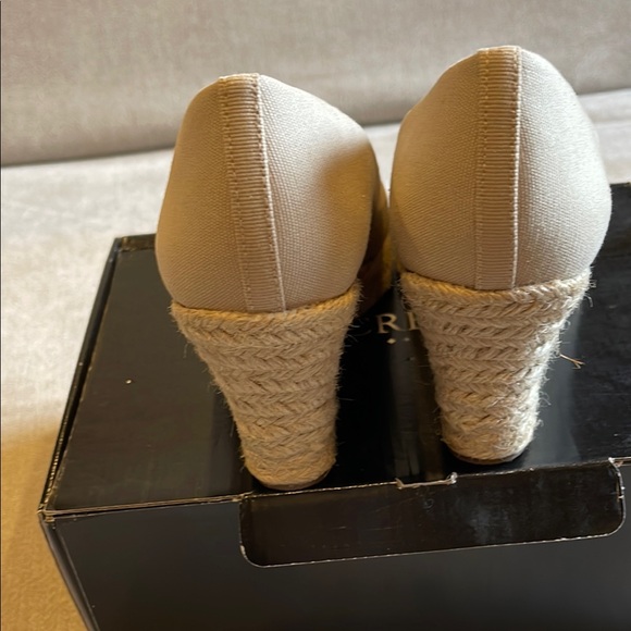 J.Crew Beige Espadrille Wedge Heels - Picture 6 of 6